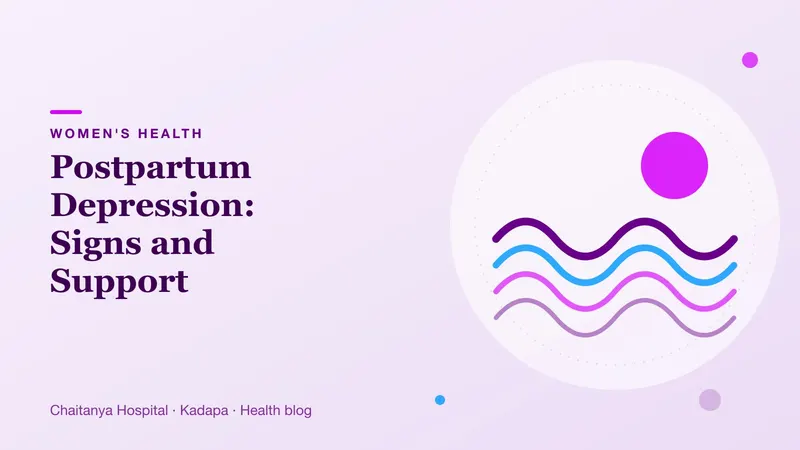 Illustration of calm waves on a soft lavender background
